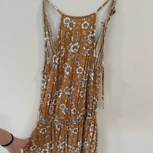 Yellow Floral Romper American Eagle